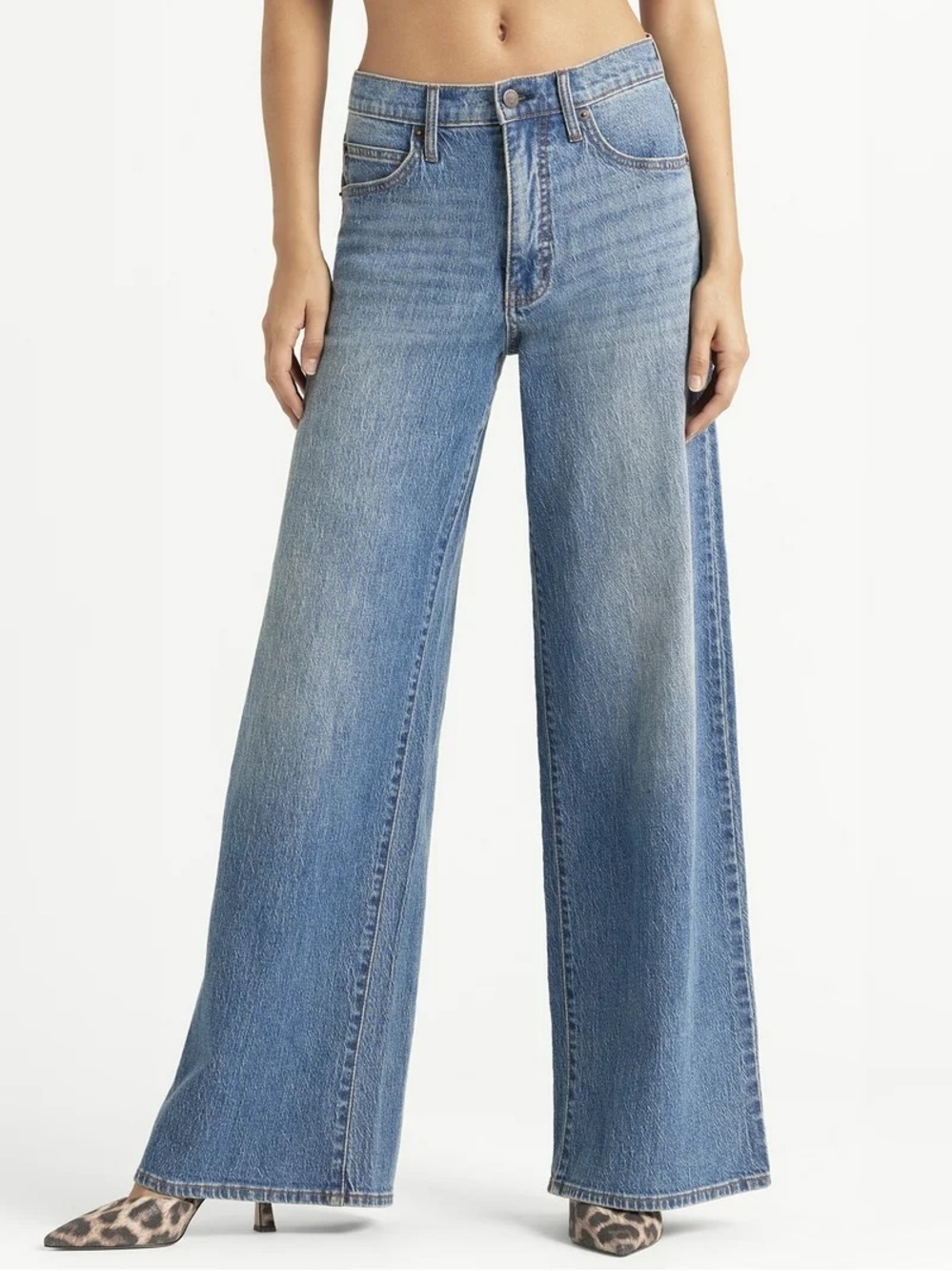 Jessica Simpson Freesia Wide Leg Jeans, size 10 - Picture 2 of 5
